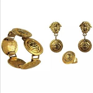 SOLD Versace Gold Medusa Jewelry